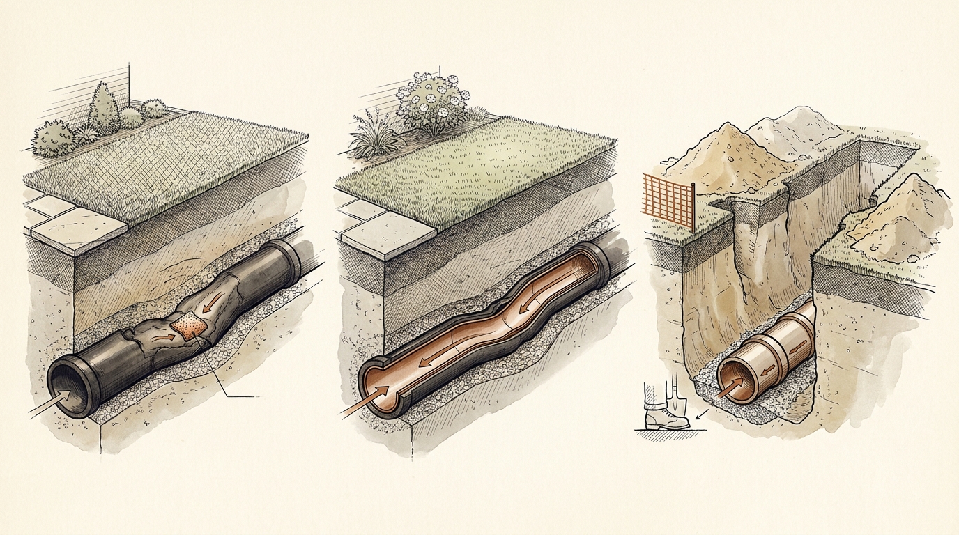 Drain Repair by Excavation — Surrey & South East | Sewerfix